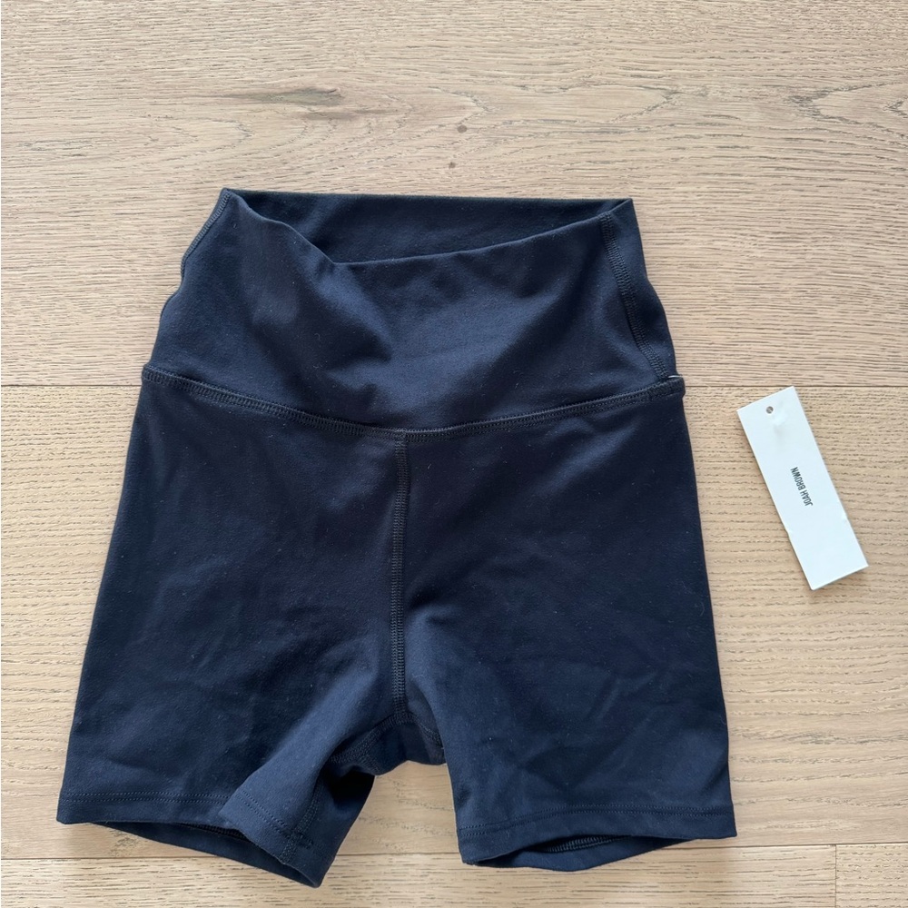 Joah Brown' Black High-Waisted Shorts